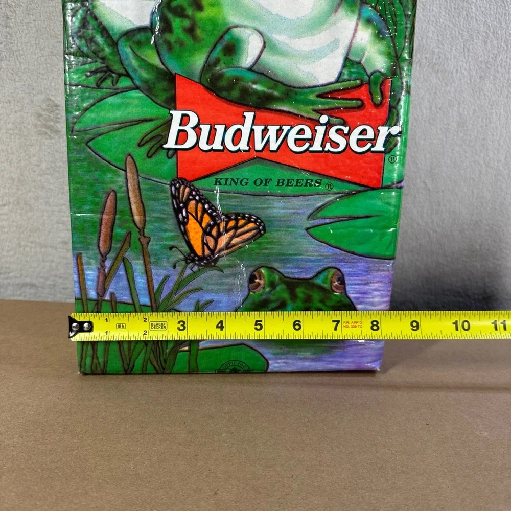 Budweiser Koolit Cooler Bag Vintage 90s Bud Frogs Beer Advertising